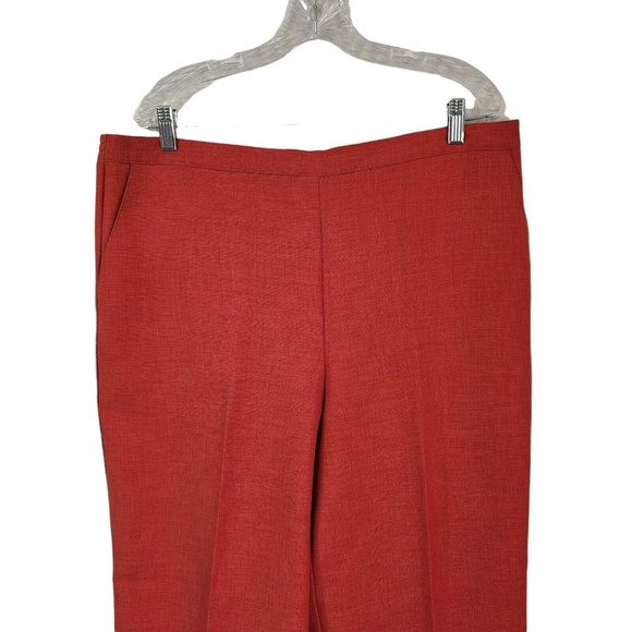 Alfred Dunner Proportioned Medium Pull-On Pants size 18 Persimmon 61403 NWT - Picture 3 of 11